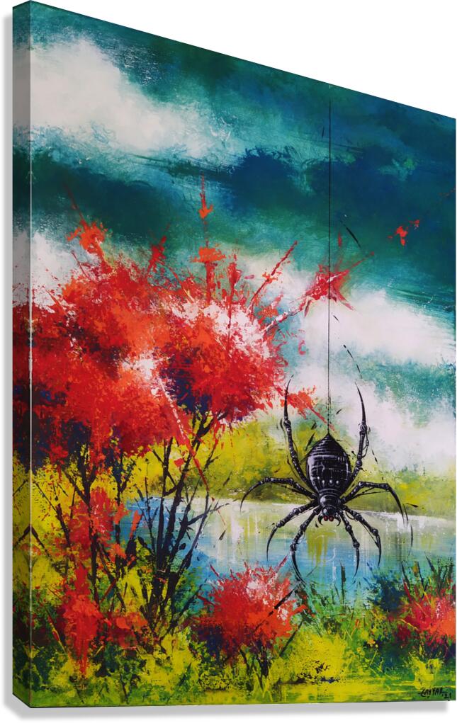 A spyder Canvas Print