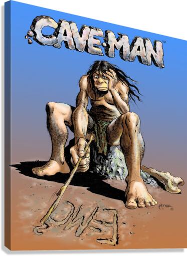 CAVEMAN Canvas Print
