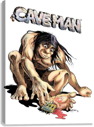CAVEMAN Canvas Print