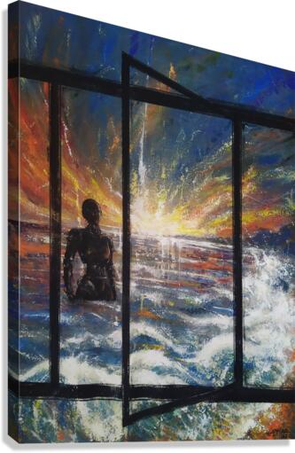 The Window Canvas Print