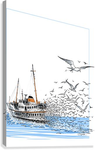Freeferry Canvas Print