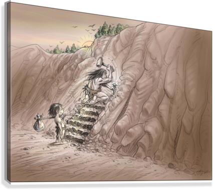 Caveboy Canvas Print