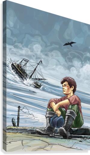 Young Sailer Canvas Print
