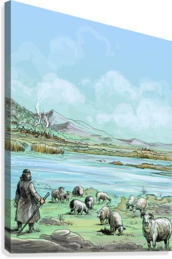 Shepherd Canvas Print