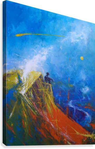 The hill Canvas Print