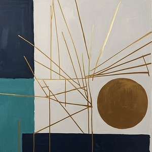  Simple Abstract Pece 3  by Adil Albalushi