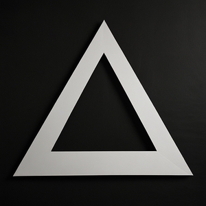 Abstract-Negative Space Triangle by Adil Albalushi