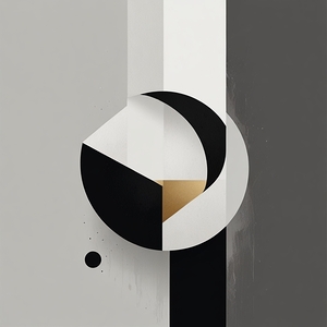 Abstract Piece-Negative Space 4 by Adil Albalushi