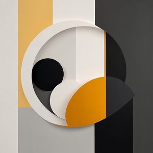 Abstract Piece-Negative Space 3 by Adil Albalushi