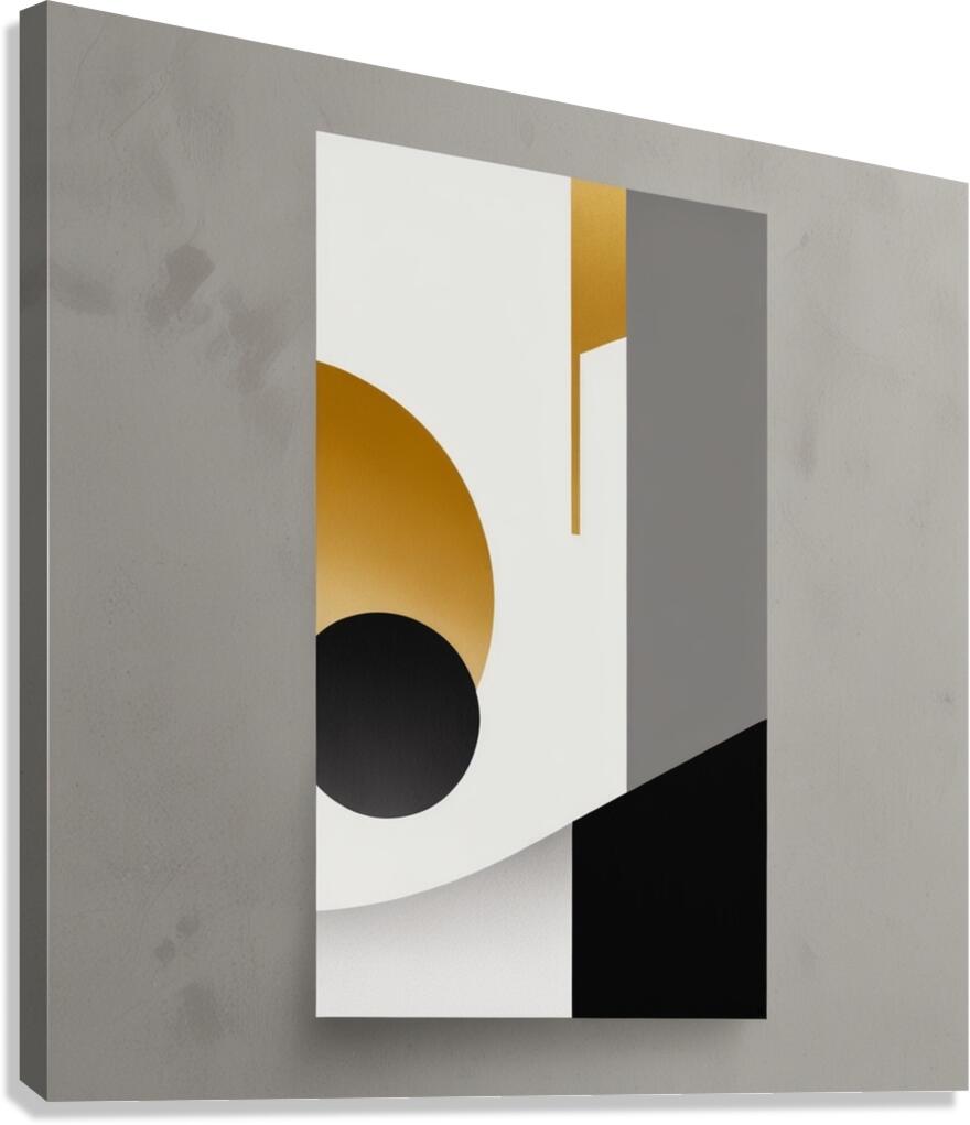Abstract Piece- Negative Space 5 Canvas Print