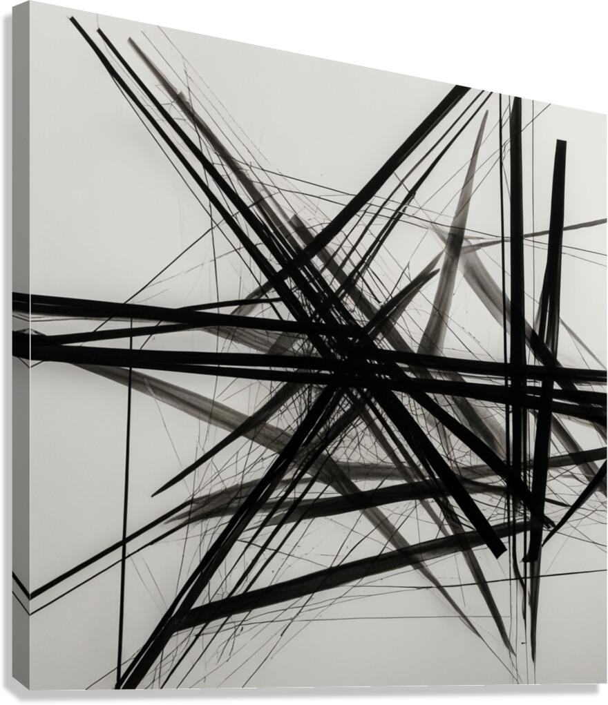 Abstract-Intersecting Lines Canvas Print