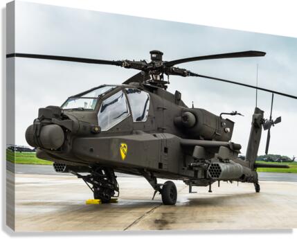 US Army Apache Canvas Print