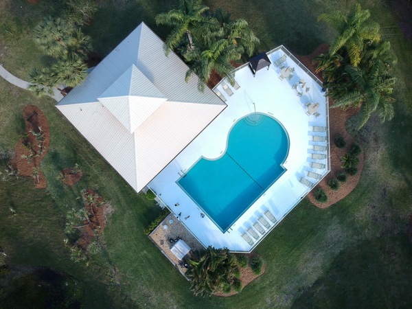 commercial pool Print