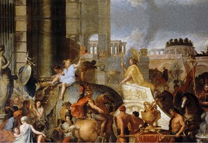 NANCY CALVERT PHOTOGRAPH:Alexander Enters Babylon Charles LeBrun1665 1