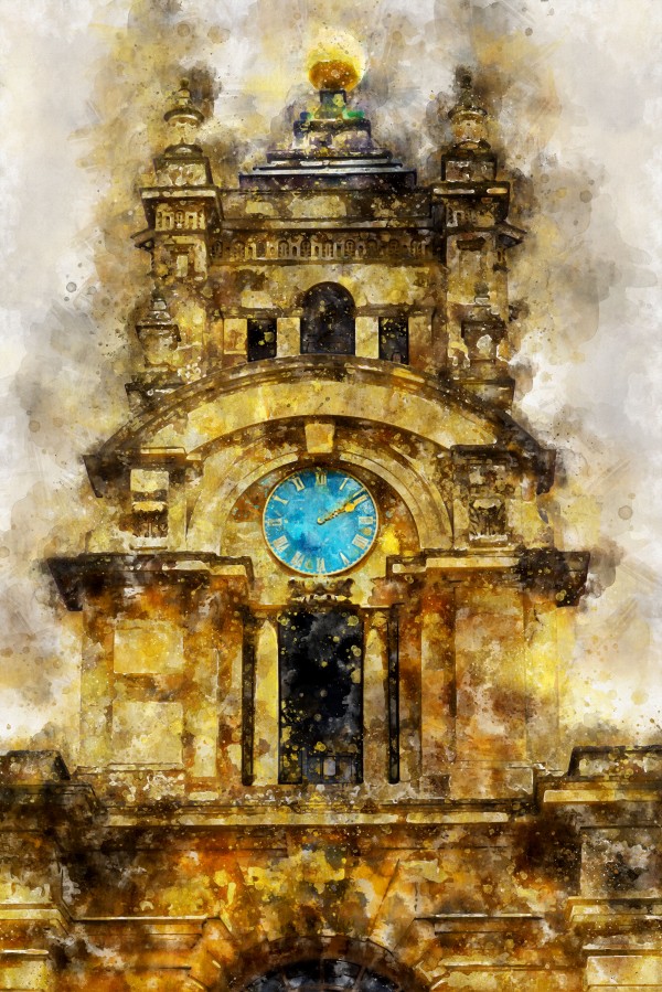 Blenheim Clock by Nancy Calvert