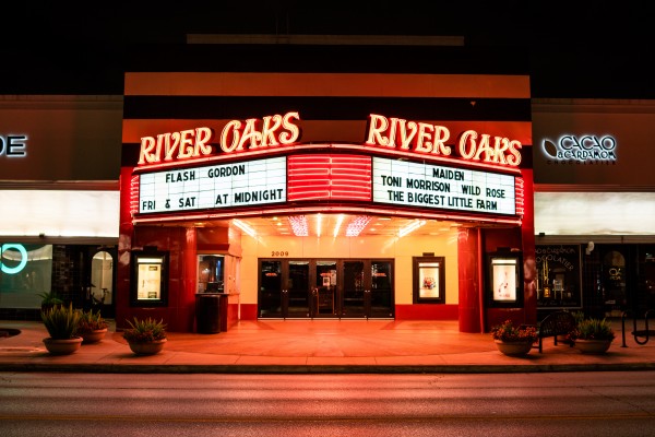 River Oaks Theater by Nancy Calvert
