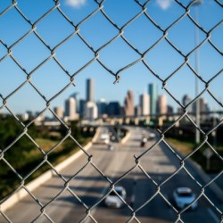 Chain Heart Fence