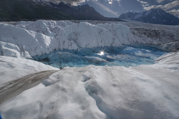The Glaciers Jewel: A Moment of Magic Print