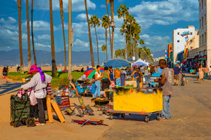 venice beach street color A akvis 5049