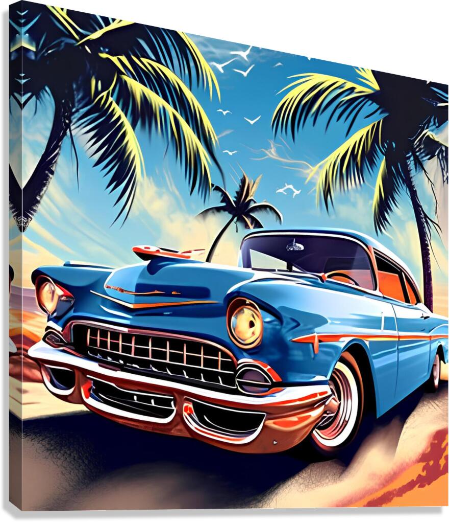NOSTALGIC CAR2 Canvas Print