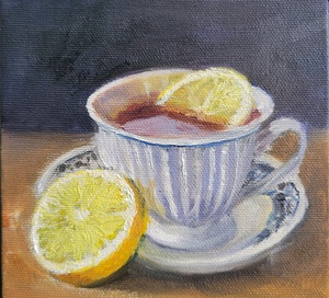Still Life Lemon Tea
