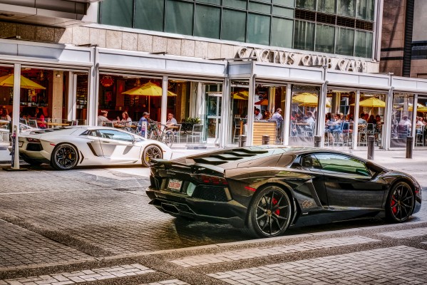 Ferrari and Lamborgini by Andrew Wasik