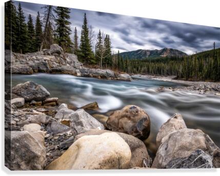 Elbow River Canvas Print