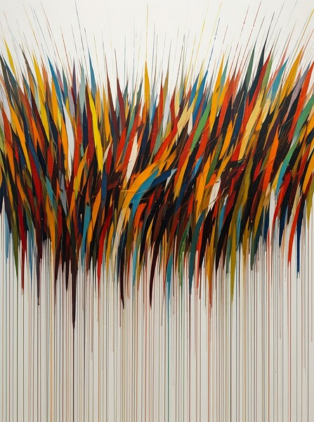 ABSTRACT PENCILS FOREST EXPRESSIONISM by Osham Gallery