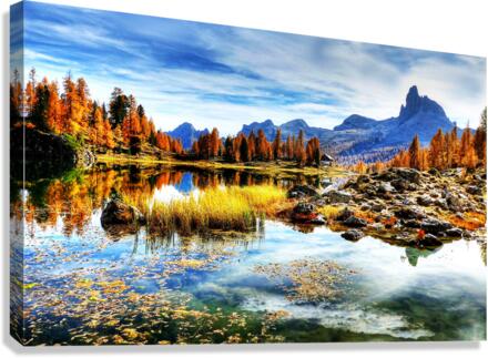 Mountain Lake Canvas Print