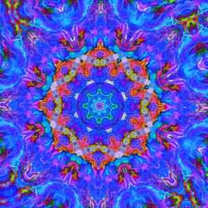 Abstract Psychedelic Long Grass 