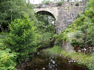 Summers Bridge in the Scottish Highlands                                                                                                                     
