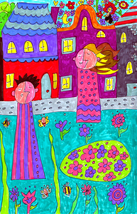 Abstract Village Life