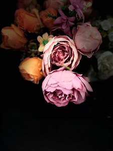 Portrait of Plants-Fabric Floral Bouquet Too