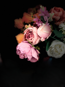 Portrait of Plants- Fabric Floral Bouquet Again