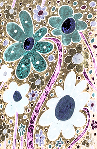 Abstract Decorative Flowers