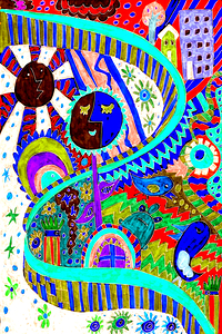 Abstract Surreal Views