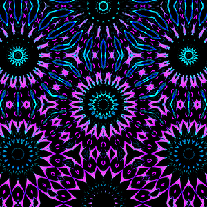 Abstract Bold Modern Circles  