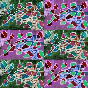 Abstract Vibrant Neurographic Design