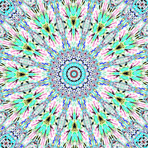 Abstract Kaleidoscope Mandala Pattern