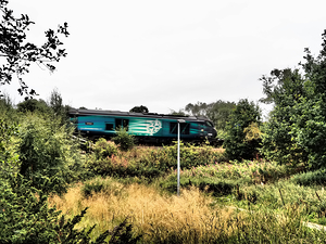  Scottish Highlands High Speed Train on the Trail                                                                                                                    