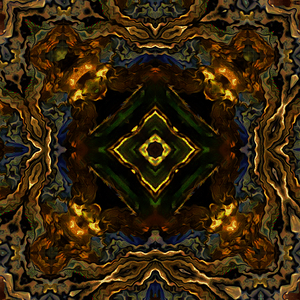 Abstract Swirl Kaleidoscope Flow 