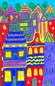 Abstract Playful Houses  2