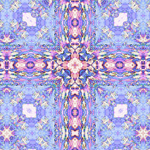 Abstract Pastel Kaleidoscope 