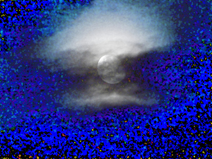 Abstract Mysterious Moon