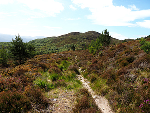 Scottish Highlands Hill Landscape                                                                                                                      