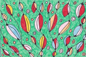 Abstract Bright Neurographic Art 