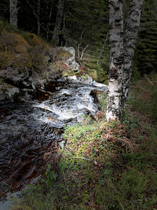 Winters River in the Scottish Highlands