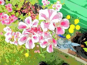  Abstract Summer Flowers                                                                                                                    