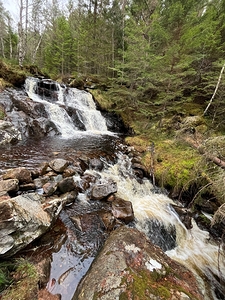 Winters Waterfall in the Scottish Highlands 