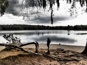 Solitary Walk by Loch Vaa                                                                                                                   